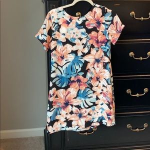 VICI mini tropical floral dress smile s